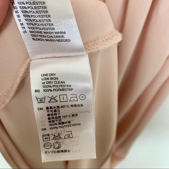 H&M Blush Goddess Maxi Dress size 2 Bridesmaid - Picture 4 of 5